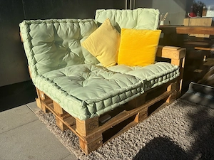 Palettensofa inkl. Auflagekissen Bild 2