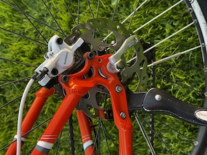 Merida Juliet Lady MTB Level 26 Zoll weiß orange Mountainbike Bild 4