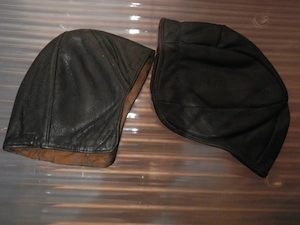 Lederhauben für Oldtimerfahrer Bild 2