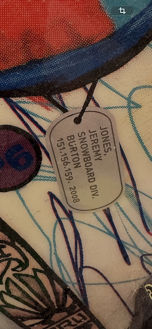 Jeremy Jones "Dude" Collectors Snowboard Bild 5