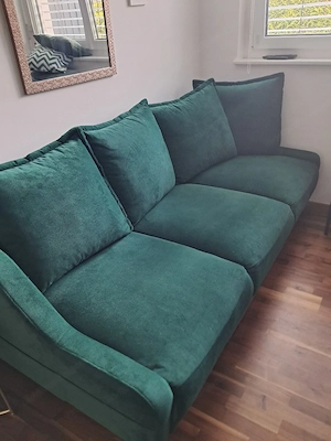 3er Sofa grün Bild 4
