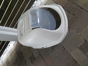 zu verschenken, Katzen-WC mit Abdeckung Bild 2