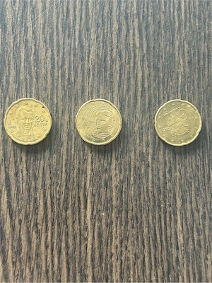 20-Centmünzen Konvolut