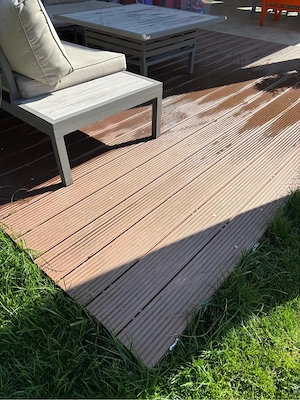 WPC Dielen braun, Holzoptik