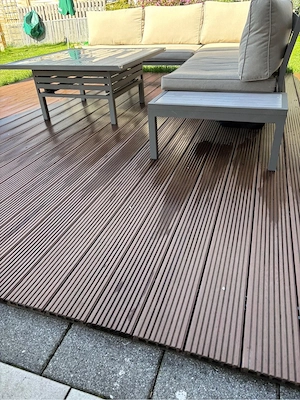 WPC Dielen braun, Holzoptik Bild 2