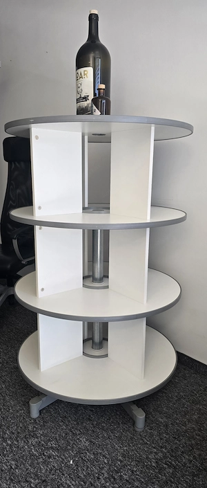 großer Eck-Schreibtisch und Aktenturm Bild 2