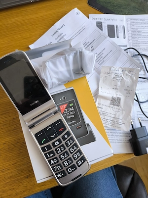 Wenig gebrauchtes Wertkartenhandy BeaFon incl. 40   B.Free Ladebon abzugeben