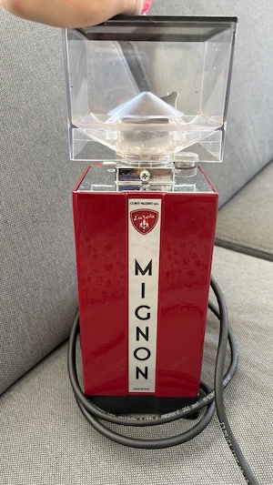 Eureka Mignon Kaffeemühle rot Bild 2