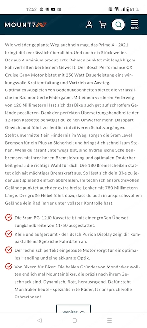 E-Bike Mondraker Größe M Bild 2