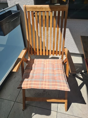 Gartentisch mit 2 Stühlen Bild 4