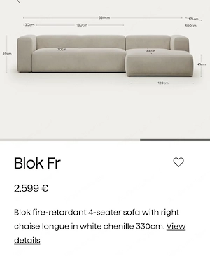 Kave Home Sofa  Blok  Bild 5