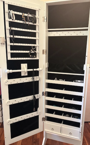 Schmuckschrank in Weiß  Bild 2