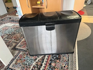 Mülltrennsystem 3-fach - Edelstahl verhandelbar Bild 2