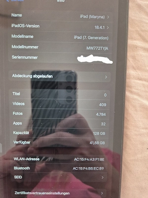 Ipad 7 generation 128gb. Bild 3
