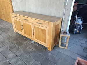 Sideboard Eiche massiv  Bild 2