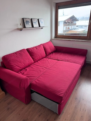 Einzelstück! Coole, praktische Ektorp Ikea Schlafcouch mit Recamiere Bild 2