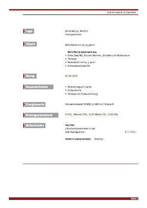 gemütliche Dachgeschosswohnung in Wolfurt zu vermieten Bild 2