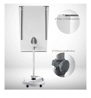 Flipchart mit Whitebord und Rollen neuwertig Bild 4