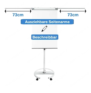 Flipchart mit Whitebord und Rollen neuwertig Bild 3