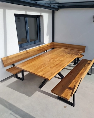 Eiche Massiv  Esstische,Eckbänke Bild 4