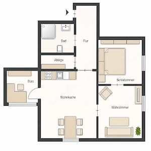 PROVISIONSFREI!!! Sonnige, ruhige 3,5 Zi- Whg in Feldkirch-Tosters! Bild 2