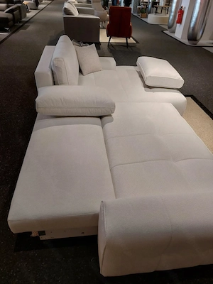 Sofa-Elementgruppe - wie Neu, weiß-natur Bild 3