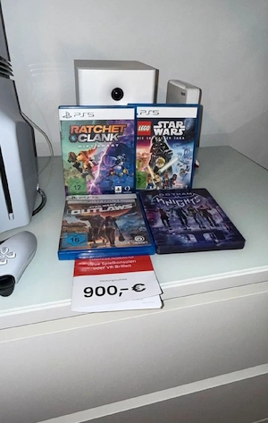 Ps5 Pro m.DiscLaufwerk und 2 Games +Garantieverlängerung+Standfuß Bild 4