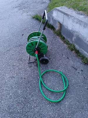 Gartenschlauch auf Haspel Bild 3