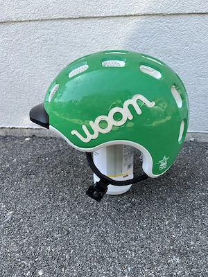 Woom Fahrradhelm grün Größe L 