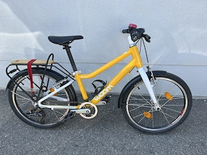 Woom 4 sunny yellow inkl. Ständer, Kotflügel und Gepäckträger Bild 5