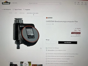 Gardena Bewässerungssystem  Bild 6