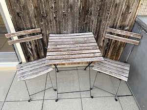 Balkonmöbel- Set gebraucht Bild 3