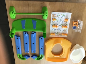 Toller Toilettentrainer v. KidsKit 3in1, 3-färbig, wie neu Bild 3