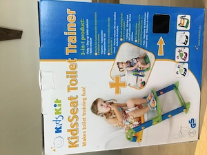 Toller Toilettentrainer v. KidsKit 3in1, 3-färbig, wie neu Bild 4