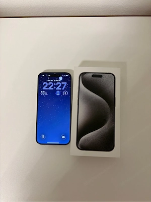 Iphone 15 Pro White Titanium 128 GB Bild 5