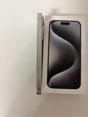 Iphone 15 Pro White Titanium 128 GB Bild 4