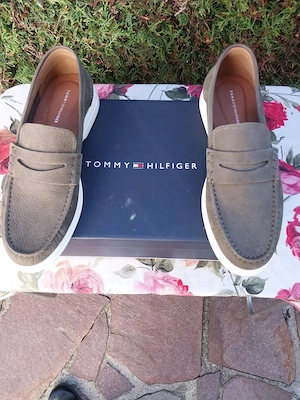 TOmmy hilfigerr schuhe leder Gr,42 neu 69,00   neupreis 149,00 Bild 3