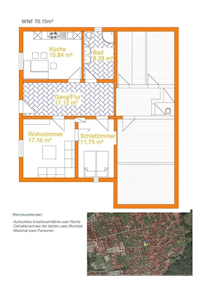3 Zimmer Wohnung in Mühlebach zu Vermieten Bild 2