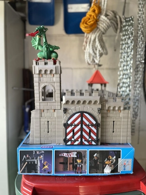 2 x Playmobil Ritterburg (3667 u. 3888) mit viel Zubehör 