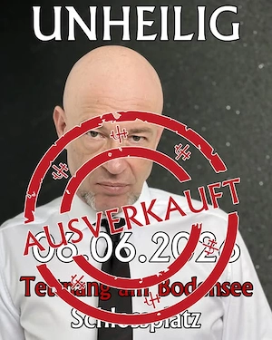  2x Tickets für UNHEILIG   Open Air Tettnang 2026   AUSVERKAUFT Bild 2