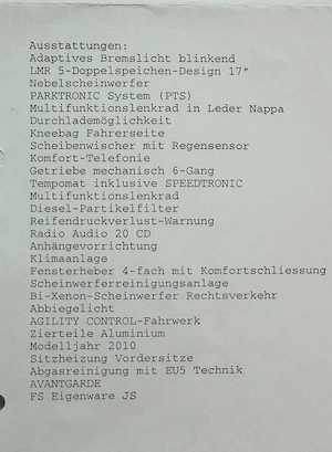 Mercedes C 220 CDI Avantgarde Blue Efficiency (Diesel) 170 PS. 2010 Modeljahr   Schaltgetriebe Bild 4