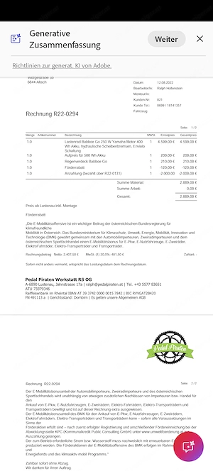 Lasten Fahrrad Baboe Elektro  Bild 6