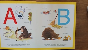 Buch Duden A bis Z und 1 bis 10 Bild 3