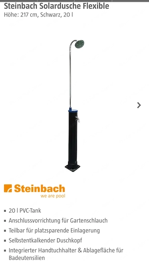 Solardusche   Außendusche zu verschenken Bild 3