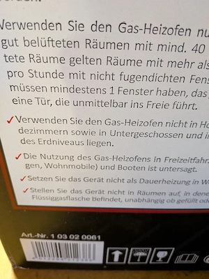 Rowi Gasheizofen Blue Flame Bild 3