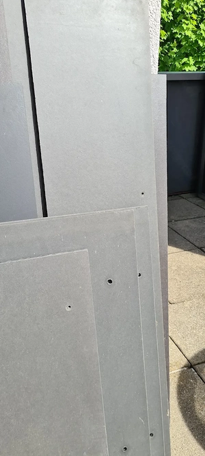 Eternit Platten 8mm antrazit für Bastler abzugeben. Verschiedene Größen  Bild 3