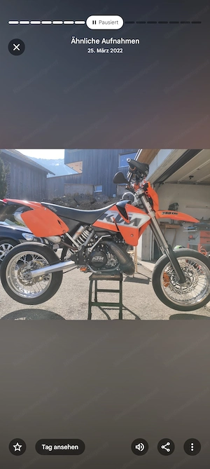 2-T Rakete Oldie KTM380EXC Bild 3