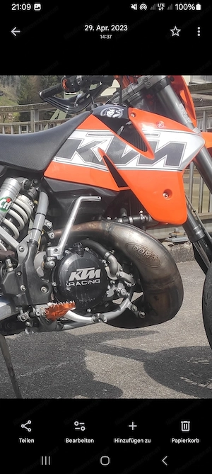 2-T Rakete Oldie KTM380EXC Bild 2