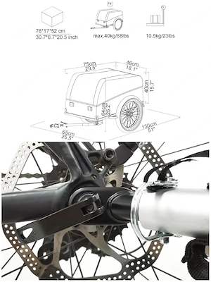 Fahrradanhänger Bild 2