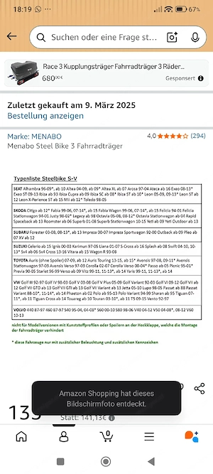 Fahrradträger Bild 2